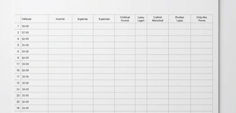 Planilha Simples para Organizar Contas do Mês