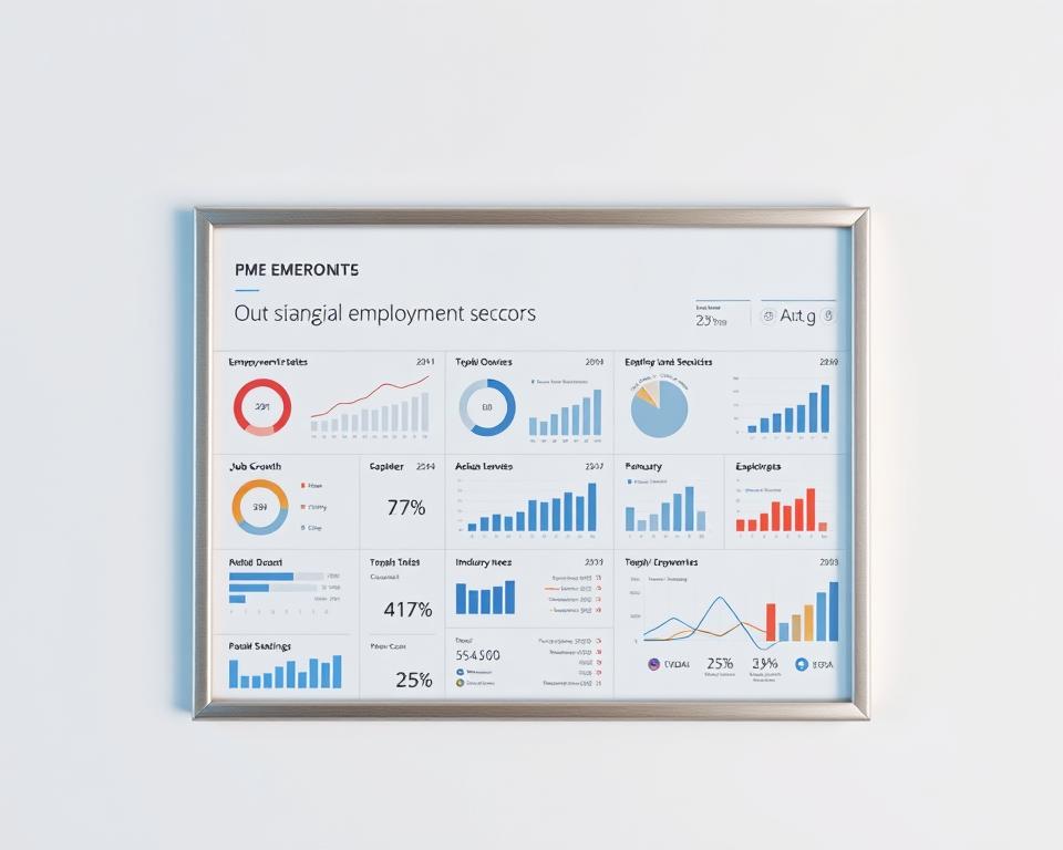 estatísticas de emprego